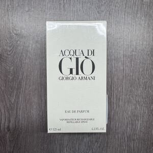 Giorgio Armani Acqua Di Gio EDP Refillable Spray Men’s Perfume 125ml NIB Sealed